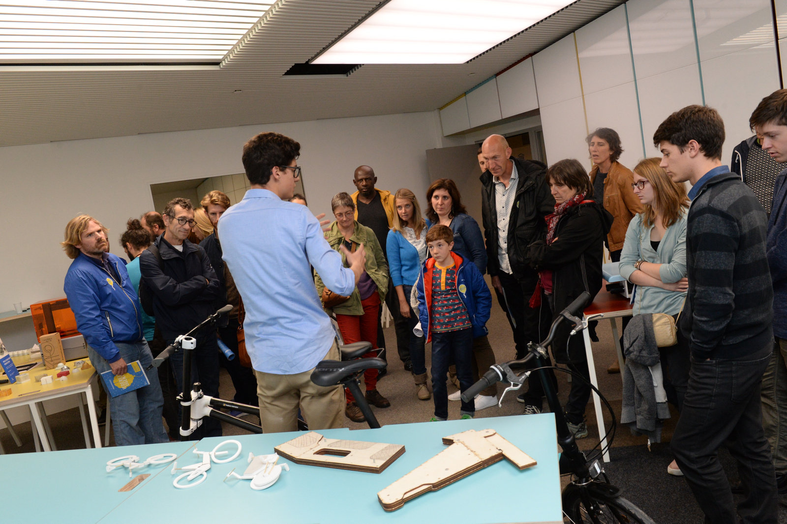 person giving a presentation